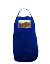 Arizona Mountains Watercolor Dark Adult Apron-Bib Apron-TooLoud-Royal Blue-One-Size-Davson Sales