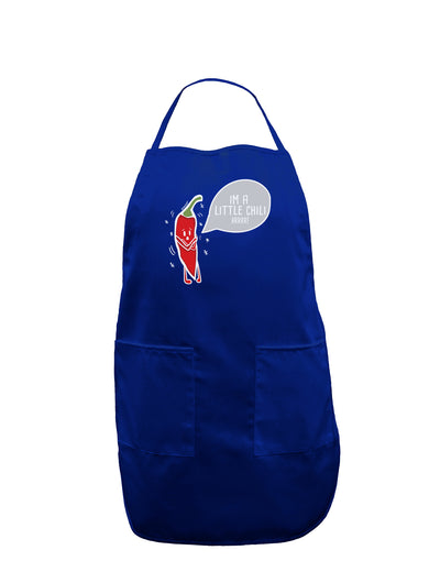 I'm a Little Chilli Adult Apron-Bib Apron-TooLoud-Royal Blue-One-Size-Davson Sales