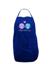 Owl You Need Is Love Dark Adult Apron by TooLoud-Bib Apron-TooLoud-Royal Blue-One-Size-Davson Sales