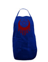 Weeping Crescent Blood Moon Star Dark Adult Apron-Bib Apron-TooLoud-Royal Blue-One-Size-Davson Sales