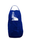 San Francisco Bay Bridge Dark Adult Apron-Bib Apron-TooLoud-Royal Blue-One-Size-Davson Sales