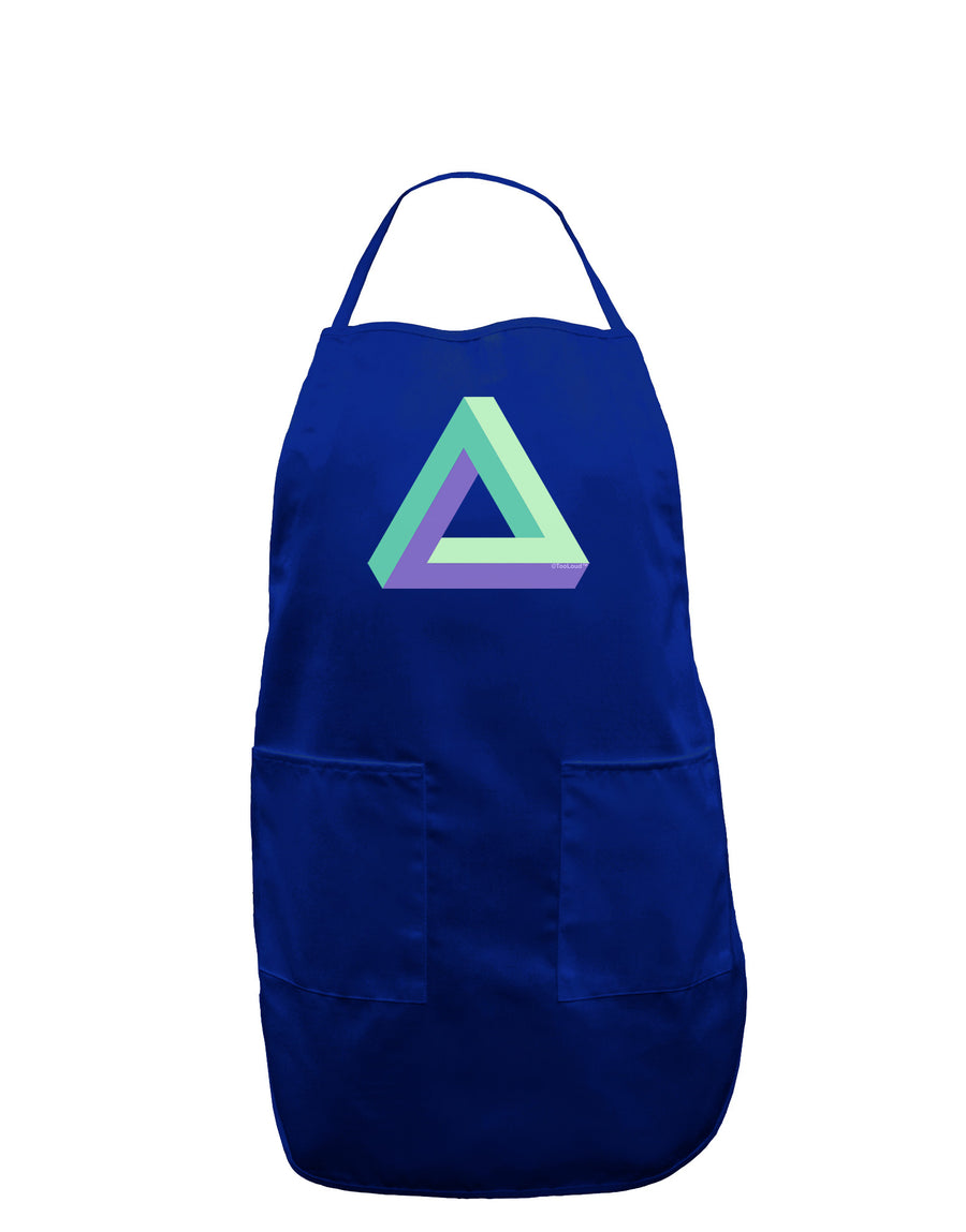 Impossible Triangle Loop Dark Adult Apron-Bib Apron-TooLoud-Black-One-Size-Davson Sales