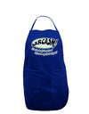 Sarcasm Natural Defense Against Stupid Dark Adult Apron-Bib Apron-TooLoud-Royal Blue-One-Size-Davson Sales