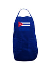 Cuba Flag Cuban Pride Dark Adult Apron by TooLoud-Bib Apron-TooLoud-Royal Blue-One-Size-Davson Sales