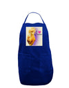 I Heart My Rooster Dark Adult Apron-Wall Clock-TooLoud-Royal Blue-One-Size-Davson Sales