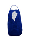 Single Left Angel Wing Design - Couples Dark Adult Apron-Bib Apron-TooLoud-Royal Blue-One-Size-Davson Sales