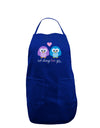 Owl Always Love You Dark Adult Apron by TooLoud-Bib Apron-TooLoud-Royal Blue-One-Size-Davson Sales