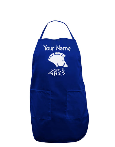 Personalized Cabin 5 Ares Dark Adult Apron by-Bib Apron-TooLoud-Royal Blue-One-Size-Davson Sales