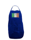 Distressed Irish Flag - Flag of Ireland Dark Adult Apron-Bib Apron-TooLoud-Royal Blue-One-Size-Davson Sales