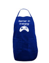 Gamer In Training BnW Dark Adult Apron-Bib Apron-TooLoud-Royal Blue-One-Size-Davson Sales