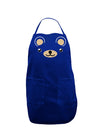 Kyu-T Ears - Beartholomew Teddy Bear Dark Adult Apron-Bib Apron-TooLoud-Royal Blue-One-Size-Davson Sales