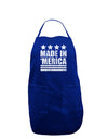 Made in Merica - Stars and Stripes Design Dark Adult Apron-Bib Apron-TooLoud-Royal Blue-One-Size-Davson Sales