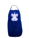 Snow Angel Design - Winter Dark Adult Apron-Bib Apron-TooLoud-Royal Blue-One-Size-Davson Sales