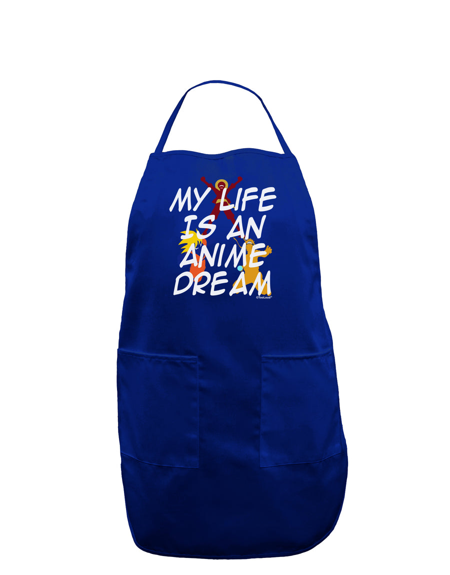 My Life Is An Anime Dream Dark Adult Apron by TooLoud-Bib Apron-TooLoud-Black-One-Size-Davson Sales