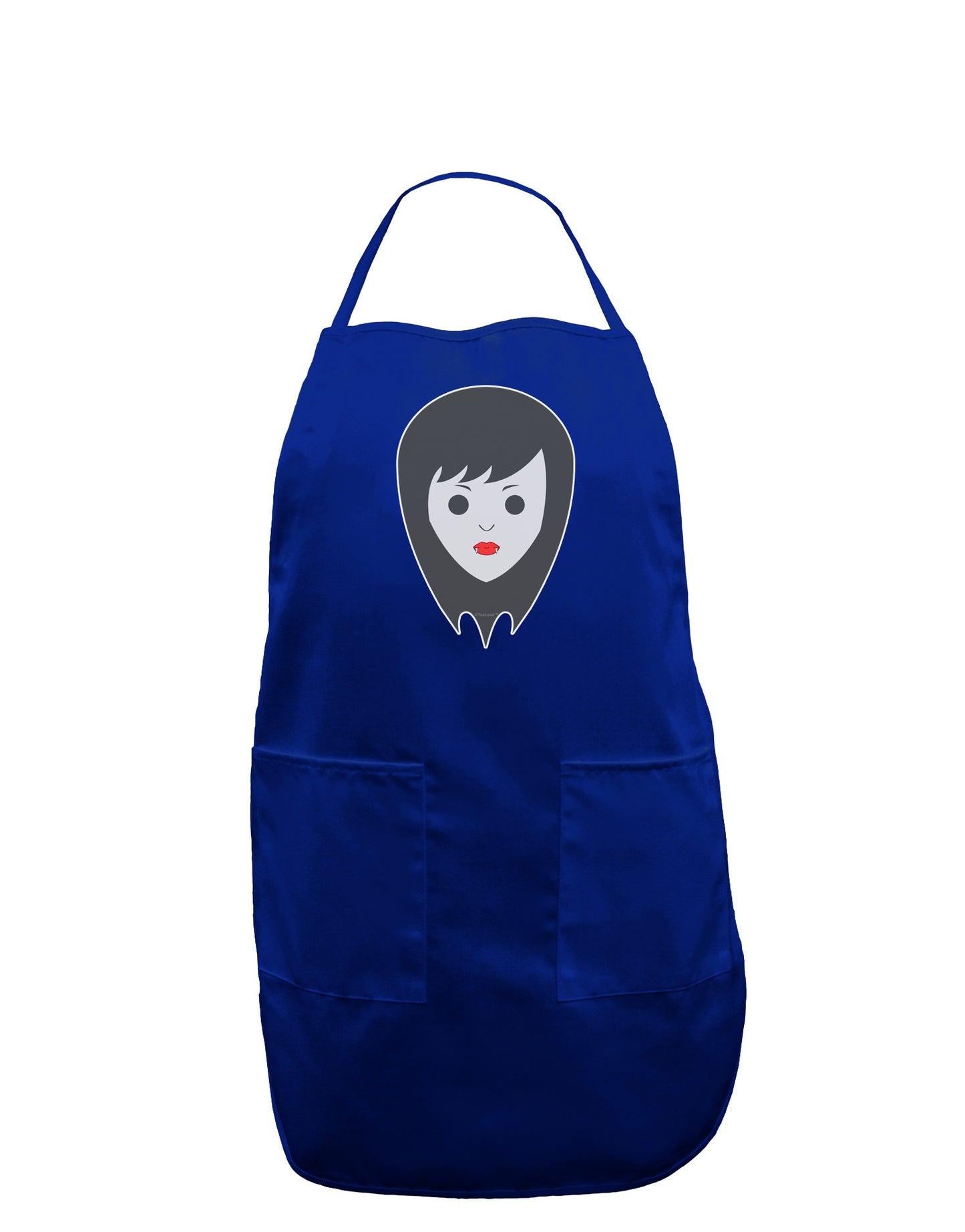 Lil Countess Dark Adult Apron-Bib Apron-TooLoud-Royal Blue-One-Size-Davson Sales