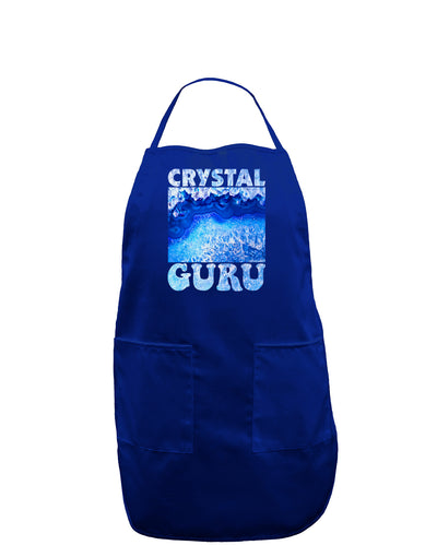 Crystal Guru Dark Adult Apron-Bib Apron-TooLoud-Royal Blue-One-Size-Davson Sales