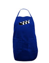 Six Geese A laying Dark Adult Apron-Bib Apron-TooLoud-Royal Blue-One-Size-Davson Sales