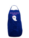 Ghouls Just Wanna Have Fun Cute Ghost - Halloween Dark Adult Apron-Bib Apron-TooLoud-Royal Blue-One-Size-Davson Sales