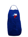 State of Texas Flag Design - Distressed Dark Adult Apron-Bib Apron-TooLoud-Royal Blue-One-Size-Davson Sales