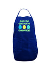 Easter Egg Hunt Champion - Blue and Green Dark Adult Apron by TooLoud-Bib Apron-TooLoud-Royal Blue-One-Size-Davson Sales