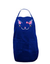 Kyu-T Ears - Kawaia the Cute Girl Critter Dark Adult Apron-Bib Apron-TooLoud-Royal Blue-One-Size-Davson Sales