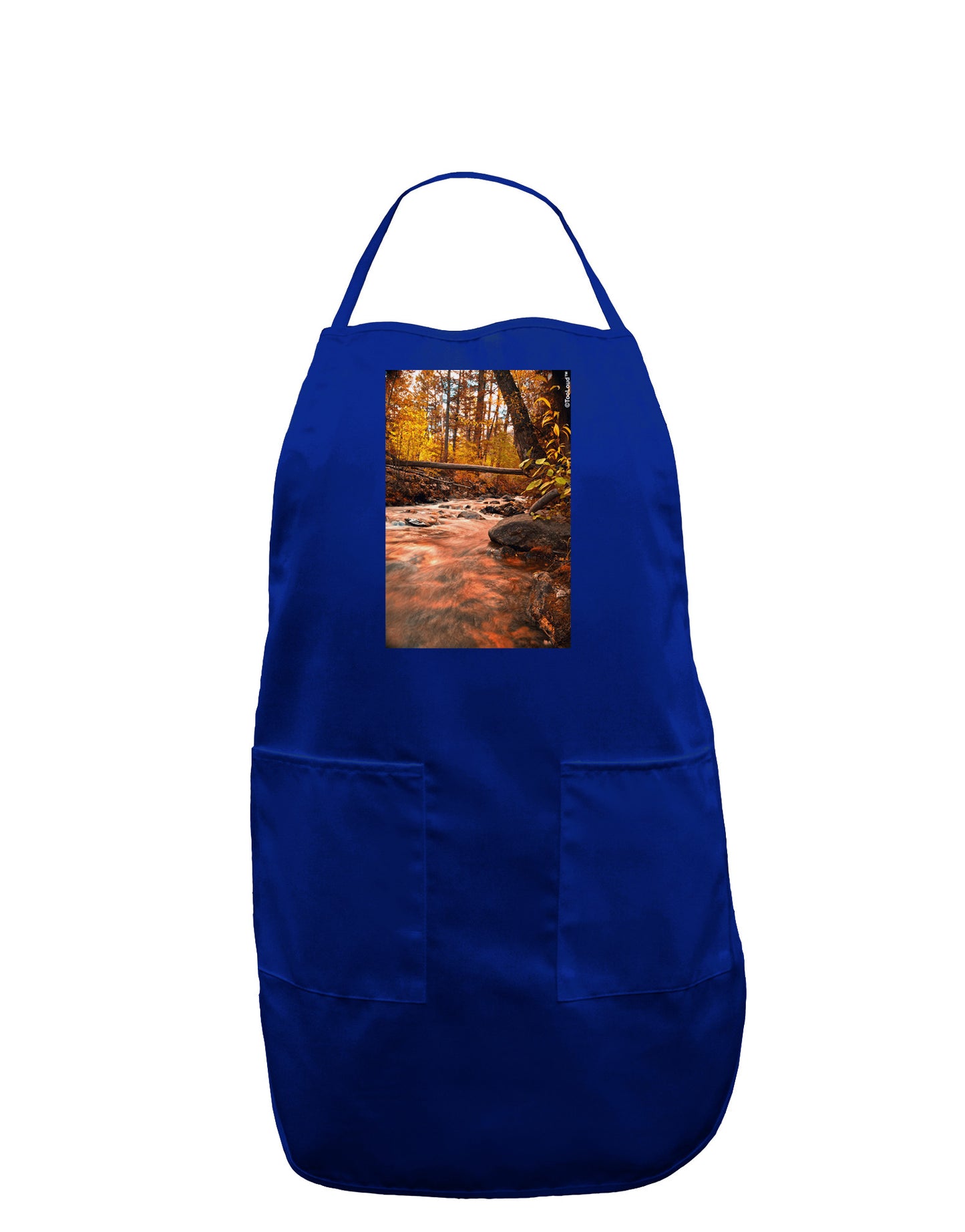 Mt Shavano Colorado Dark Adult Apron-Bib Apron-TooLoud-Royal Blue-One-Size-Davson Sales