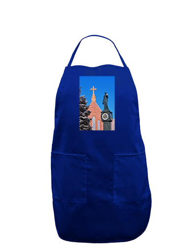 Manitou Springs Colorado Dark Adult Apron by TooLoud-Bib Apron-TooLoud-Royal Blue-One-Size-Davson Sales