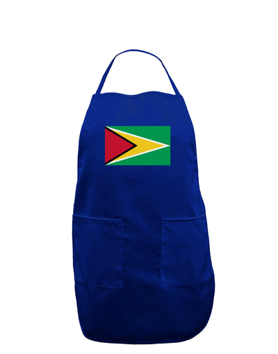 TooLoud Guyana Flag Dark Dark Adult Apron-Bib Apron-TooLoud-Royal Blue-One-Size-Davson Sales