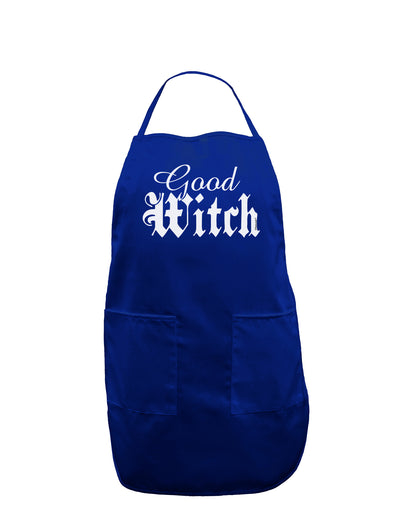 Good Witch - Halloween Text Dark Adult Apron-Bib Apron-TooLoud-Royal Blue-One-Size-Davson Sales