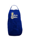 Vacay Mode Pinapple Dark Dark Adult Apron-Bib Apron-TooLoud-Royal Blue-One-Size-Davson Sales