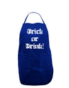 Trick or Drink - Halloween Funny Dark Adult Apron-Bib Apron-TooLoud-Royal Blue-One-Size-Davson Sales