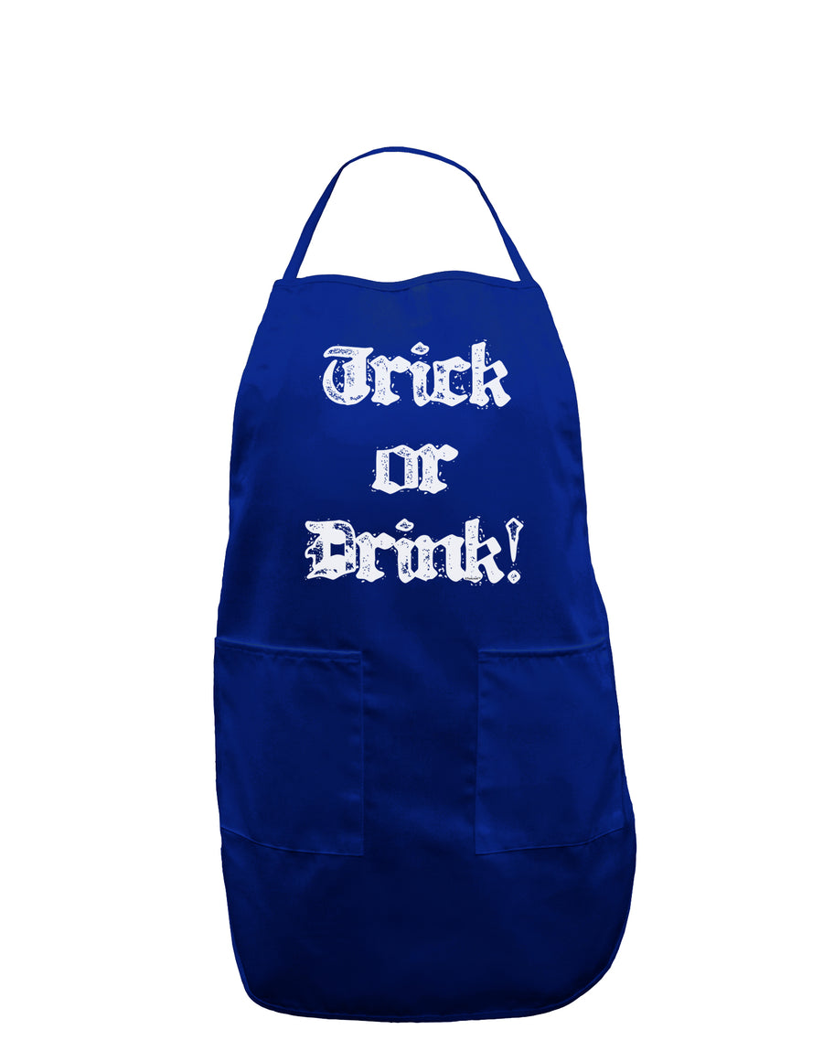 Trick or Drink - Halloween Funny Dark Adult Apron-Bib Apron-TooLoud-Black-One-Size-Davson Sales