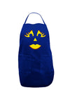 Woman Jack O Lantern Pumpkin Face Dark Adult Apron-Bib Apron-TooLoud-Royal Blue-One-Size-Davson Sales