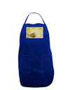 Bullfrog In Watercolor Dark Adult Apron by TooLoud-Bib Apron-TooLoud-Royal Blue-One-Size-Davson Sales