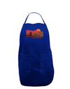 Pro Beer Runner Man Dark Adult Apron-Bib Apron-TooLoud-Royal Blue-One-Size-Davson Sales