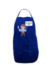 Walk the Plank Swine - Petey the Pirate Dark Adult Apron-Bib Apron-TooLoud-Royal Blue-One-Size-Davson Sales