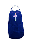 All is forgiven Cross Faux Applique Dark Adult Apron-Bib Apron-TooLoud-Royal Blue-One-Size-Davson Sales