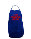 Happy Halloween Witches Blood Red Dark Adult Apron-Bib Apron-TooLoud-Royal Blue-One-Size-Davson Sales