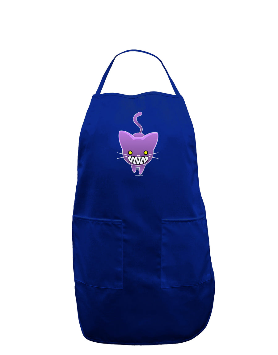 Evil Kitty Dark Adult Apron-Bib Apron-TooLoud-Black-One-Size-Davson Sales