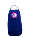 Astronaut Cat Dark Adult Apron-Bib Apron-TooLoud-Royal Blue-One-Size-Davson Sales