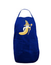 Ben Banana Wizard - Cute Fruit Halloween Dark Adult Apron-Bib Apron-TooLoud-Royal Blue-One-Size-Davson Sales