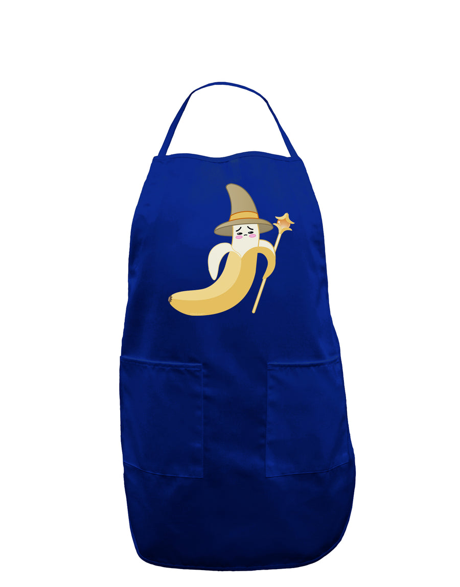 Ben Banana Wizard - Cute Fruit Halloween Dark Adult Apron-Bib Apron-TooLoud-Black-One-Size-Davson Sales