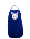 Cute West Highland White Terrier Westie Dog Dark Adult Apron by TooLoud-Bib Apron-TooLoud-Royal Blue-One-Size-Davson Sales