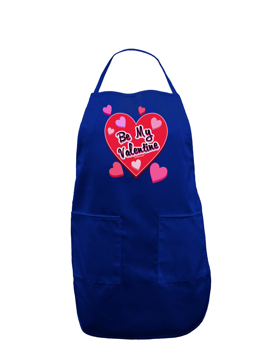 Be My Valentine Romantic Hearts Dark Adult Apron-Bib Apron-TooLoud-Black-One-Size-Davson Sales