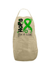 Hope for a Cure - Lime Green Ribbon Lyme Disease - Flowers Adult Apron-Bib Apron-TooLoud-Stone-One-Size-Davson Sales