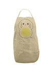 Cute Bunny with Floppy Ears - Yellow Adult Apron by TooLoud-Bib Apron-TooLoud-Stone-One-Size-Davson Sales