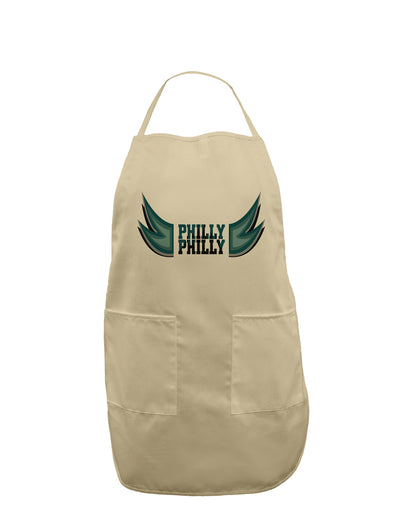 Philly Philly Funny Beer Drinking Adult Apron by TooLoud-Bib Apron-TooLoud-Stone-One-Size-Davson Sales