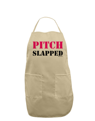 Pitch Slapped - Pink Adult Apron-Bib Apron-TooLoud-Stone-One-Size-Davson Sales