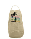 Beach Please - Summer Colors with Palm Trees Adult Apron-Bib Apron-TooLoud-Stone-One-Size-Davson Sales