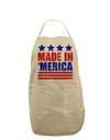 Made in Merica - Stars and Stripes Color Design Adult Apron-Bib Apron-TooLoud-Stone-One-Size-Davson Sales